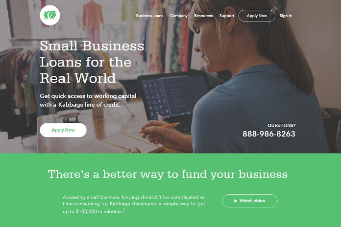 Kabbage small business lending platform